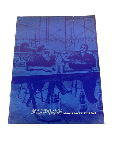 Brochure vintage klipsch - brochure,