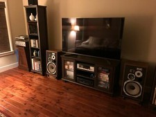 Supporti altoparlanti in noce