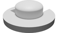 Microphone PTT Button Housing