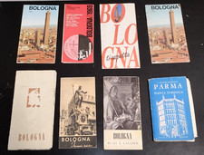 lotto 8 vecchi depliant e