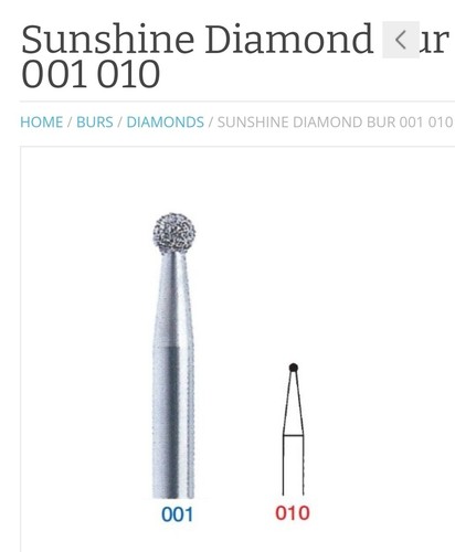 Fresa diamandata da dentista - *fresa,