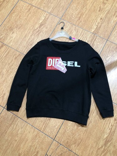 Felpa diesel uomo nera taglia - felpa,