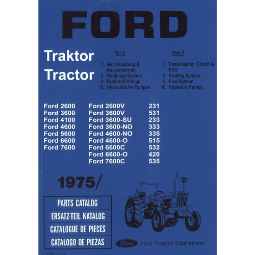 Catalogo ricambi trattore