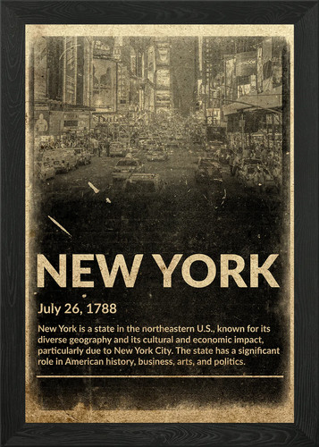 Poster vintage new york city - new,