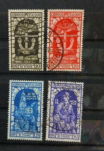 1934 regno francobolli fiume - francobolli,