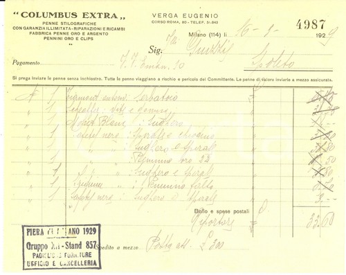 1929 milano penne - 1929,