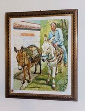 Dipinto Acquerello Napoletano cm 35x45 Aldo Buonoconto Quadro Arte Opera 