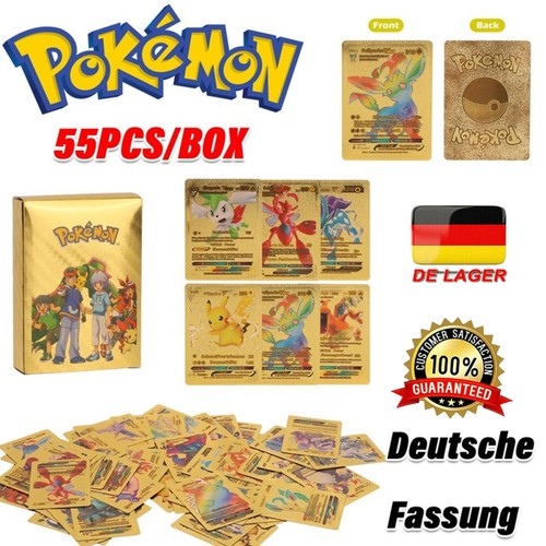 Carte gold for pokemon pz - for, 55
