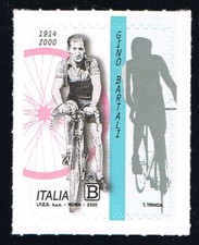 Italia francobollo gino - 1,