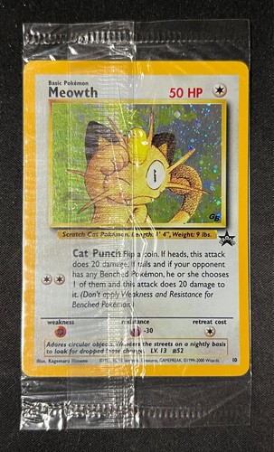 Meowth game boy black star - 10,