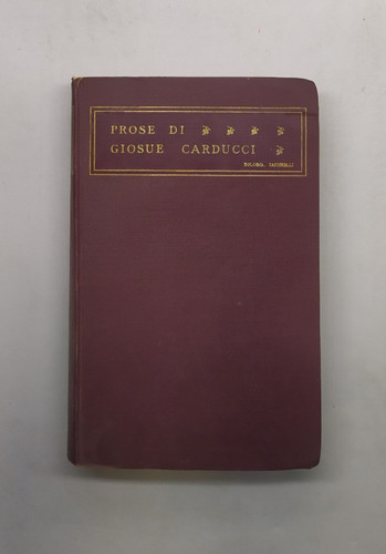Prose giosue carducci - giosue,