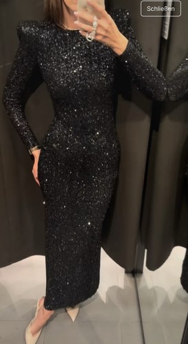 Zara vestito abito paillettes - vestito,
