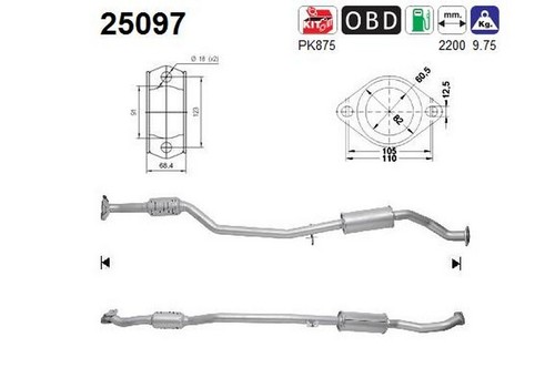 126 catalizzatore per - kw,