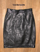 Gonna In Pelle Nappa Nera