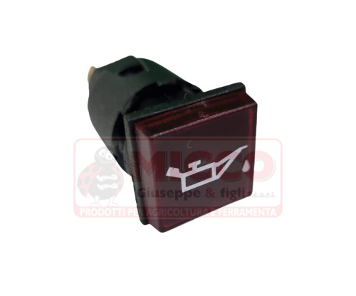 Spia quadrata 24x24 pressione - quadrata,