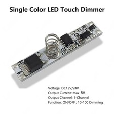 Circuit dimmer touch switch