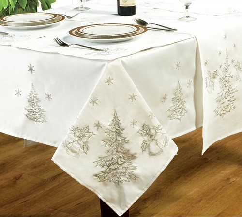 Tovaglie festive bianco - tovaglie,