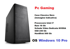 PC ULTRA VELOCE COMPUTER GAMING 16 GB Ram i7 3,90 Gz GTX750 Ti SSD240gb HDD500gb