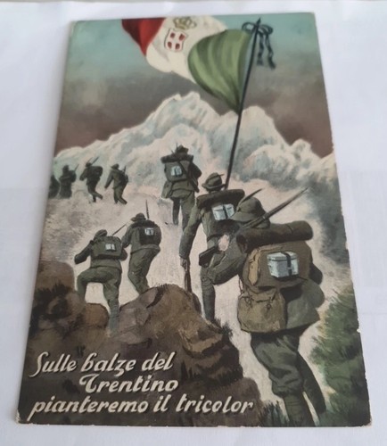 Cartolina militare illustrata - militare,