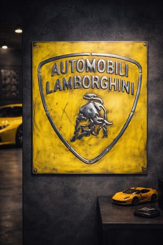 Vintage lamborghini metal - lamborghini,