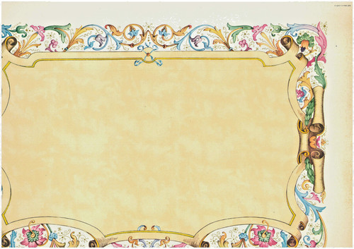 Diploma cartoncino decorato - in,