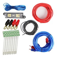 Kit Amplificatore Audio Rame 8 Gauge Subwoofer RCA Amplificatore Completo Installa Cablaggio