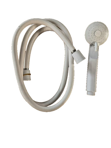 Set doccia manuale bianco