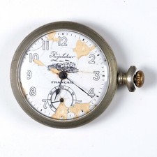 REGULATEUR  FRANCAIS Raylways Pocket Watch 49 mm - Da riparare to repair