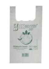 250 Shopper Biodegradabili 27x50 Medie Sacchetti a Norma Buste Spesa umido