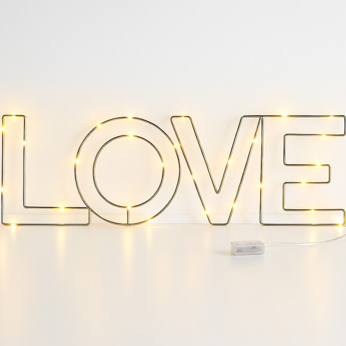 Insegna led love - led, 22"