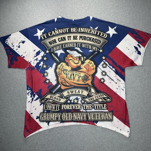 Camicia popeye navy veteran - navy,