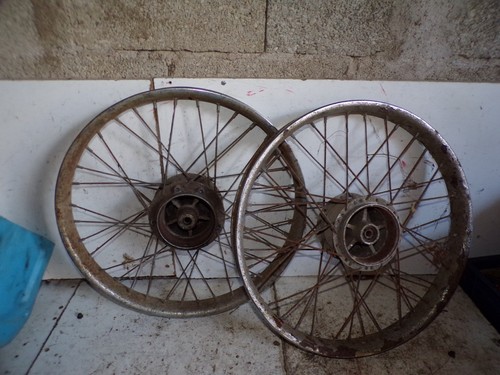 Paire jante roue chrome - roue,