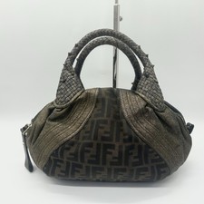 Borsa spia FENDI Zucca tela e