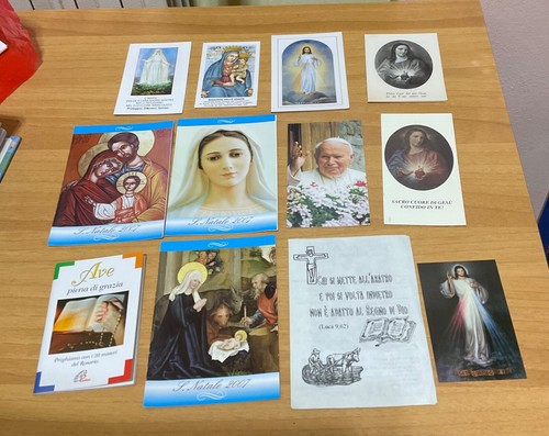 Lotto santini religiosi - 6,
