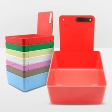 Pentole da lavoro laboratorio odontotecnico vassoio plastica custodia durevole supporto clip metallo