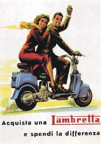 Targa vintage lambretta - targa,