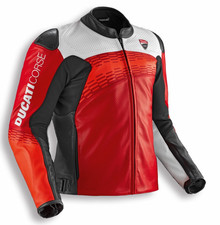 Giacca in pelle perforata