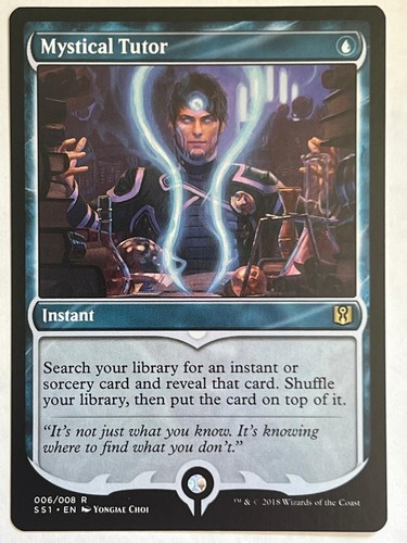 Mtg mystical tutor signature - tutor, r
