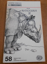 Eugene Ionesco IL RINOCERONTE Collezione teatro Einaudi 58