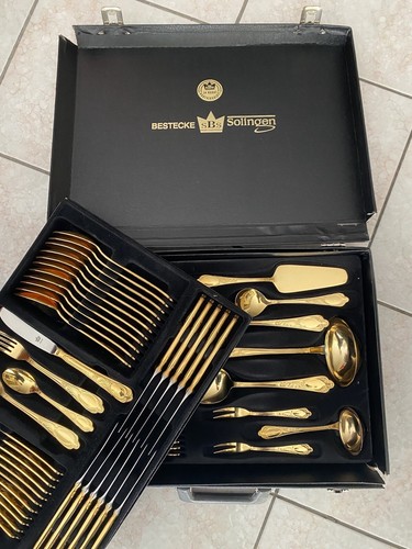 Posate placcate oro 24kt - placcate,