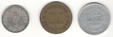 3 GETTONI ANTICHI AUTOSCONTRO - TRANSPORT GAME TOKENS ITALY