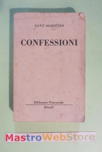 Sant agostino confessioni - -,