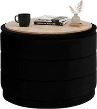 Pouf rotondo con coperchio - rotondo,