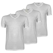 3 maglie intima collo a V da
