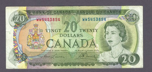 Bank canada 20 - bank, of