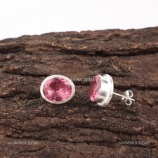 Argento Sterling Ovale Rosa