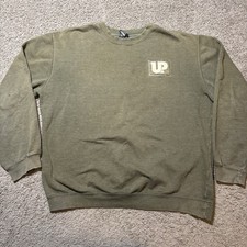 Felpa girocollo verde parco