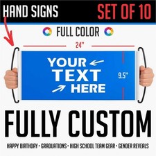 Insegne a mano, striscioni