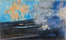 Piero Guccione Tramonto 1969