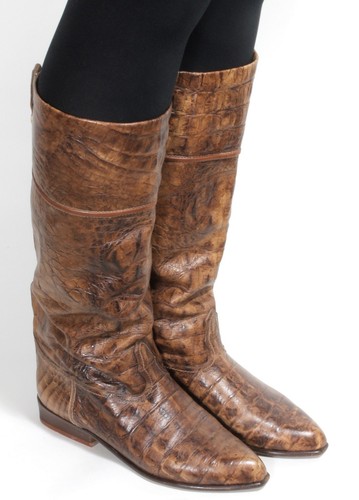 Stivali vintage pelle - stivali,